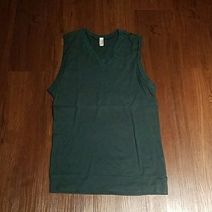 American Apparel classic V neck pullover vest